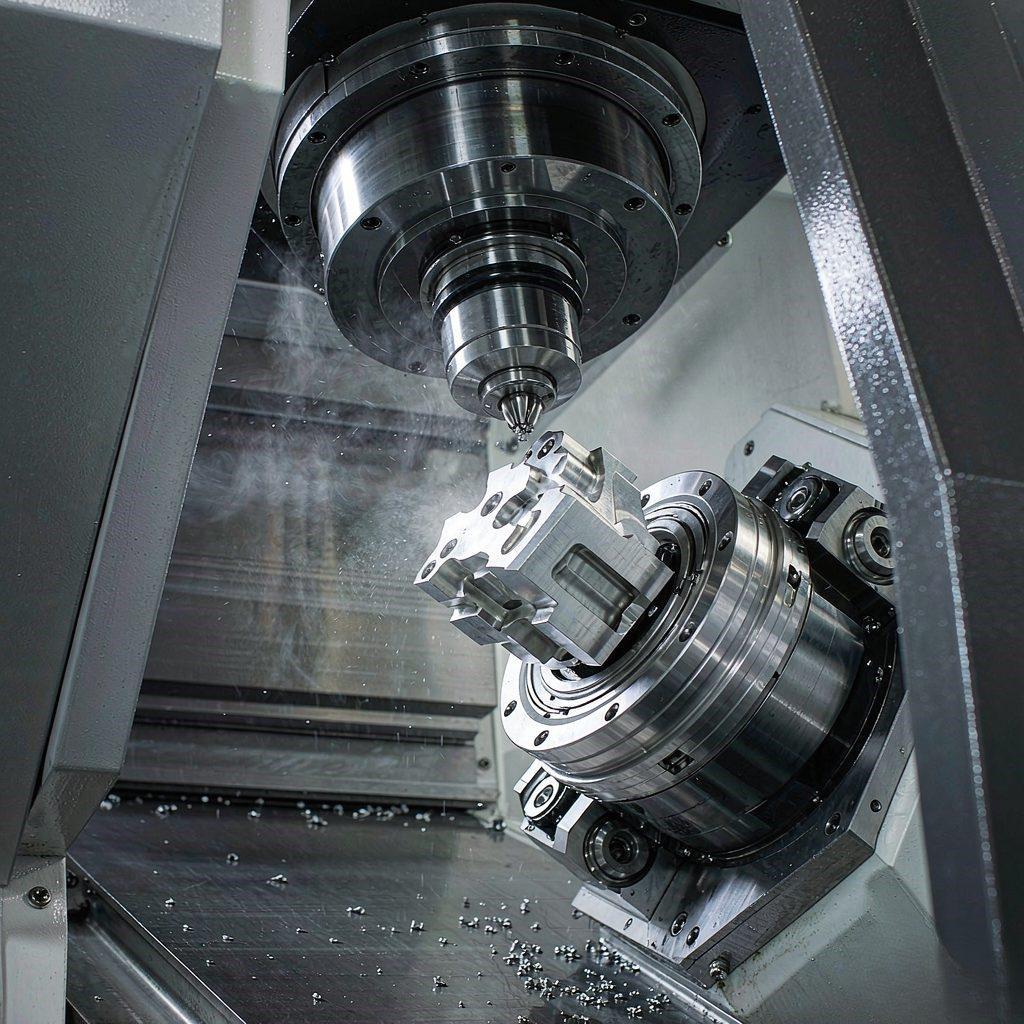 深圳CNC加工车间 · 高速主轴加工特写